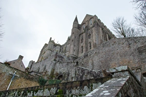 Interior of Mont Saint-Michel, Normandy, France Interior of Mont Saint-Michel, Normandy, France
