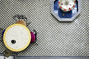 Interior of a traditional Riad in Fez, Morocco Interior of a traditional Riad in Fez, Morocco