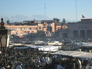 Jemaa el-Fnaa square in Marrakech Jemaa el-Fnaa square in Marrakech