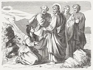 Jesus and the Canaanite woman (Matthew 15), published in 1877 Jesus and the Canaanite woman (Matthew 15), published in 1877