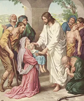 Jesus Healing The Sick