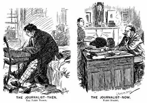 Images Dated 22nd January 2016: The Journalist 1837 and 1897. jpg