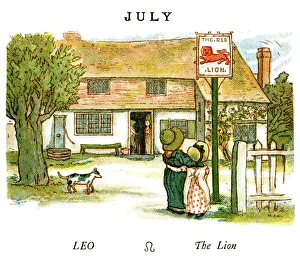 July - Kate Greenaway, 1884 July - Kate Greenaway, 1884