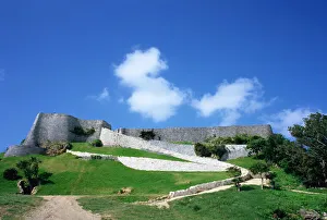 Katsuren gusuku castle ruins, Okinawa Prefecture, Japan Katsuren gusuku castle ruins, Okinawa Prefecture, Japan