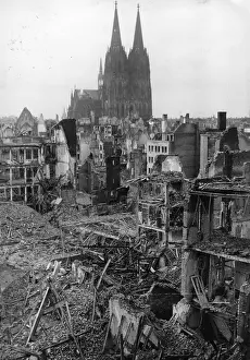 Post War Germany Images Prints: Koln Cathedral