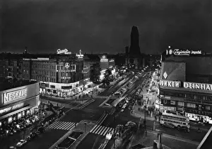 High Angle Street Photography Prints: Kurfurstendamm