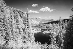 Landscape and lake, Mammoth Lakes, California, USA Landscape and lake, Mammoth Lakes, California, USA