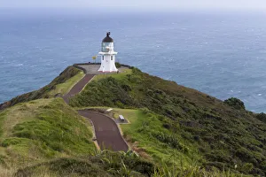 Lighthouse on the north-westernmost point of New Zealand, Cape Reinga, Northland Region, New Zealand Lighthouse on the north-westernmost point of New Zealand, Cape Reinga, Northland Region, New Zealand