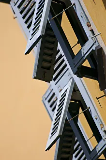 Architecture/artistic creative abstract architecture art/louvered windows corsican Architecture/artistic creative abstract architecture art/louvered windows corsican