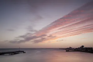 Lowlands and dunes in the evening, Helgoland, Schleswig-Holstein, Germany, Europe Lowlands and dunes in the evening, Helgoland, Schleswig-Holstein, Germany, Europe