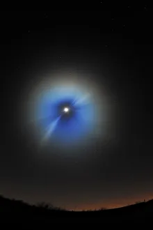 Lunar Eclipse with a Special Lens Flaring Technique Used, Magaliesburg, Gauteng Province, South Africa Lunar Eclipse with a Special Lens Flaring Technique Used, Magaliesburg, Gauteng Province, South Africa