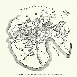 Map of the Ancient World according to Herodotus Map of the Ancient World according to Herodotus
