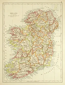 Map of Ireland 1897