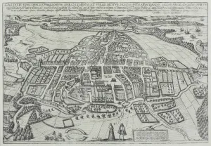 Prints of Map of Odense, Denmark Odense Prints: Fine Art Storehouse Print of Odense, Denmark Map