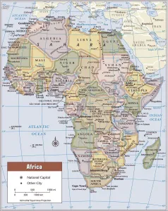 Prints of 2011 edition Related Prints: Africa Continent Map Print 2011 Reference Edition