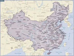 Related Prints: China Country Map 2011 Print Reference Edition
