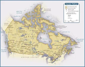 Canada Country Map Print (Reference Maps) 102270216