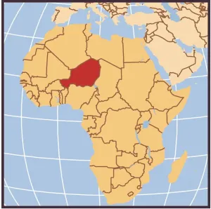 Democratic Republic Of The Congo Map Prints: Democratic Republic of the Congo locator map