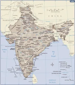 Prints of 2011 edition India Prints: India Country Map 2011 Print Reference Edition