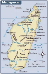 Africa Prints: Madagascar 2011 Reference Map Print - Fine Art Storehouse