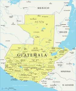 Guatemala Vector Map Print - Reference Map Illustration