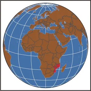 Mozambique Locator Map Print 2012 Edition Reference Maps