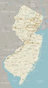 New Jersey State Map Print: Reference Maps