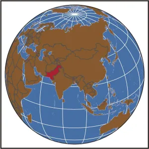 Pakistan Locator Map Print 2012 Edition Reference Maps