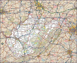 Fine Art Storehouse Maps Prints: Reference Maps