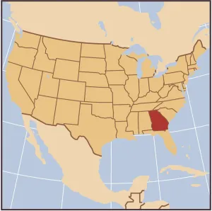 South Carolina Map Prints: South Carolina reference map