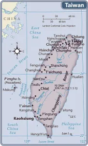 Taiwan 2011 Reference Maps Print
