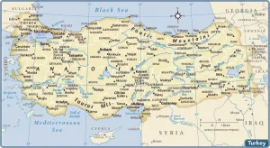 World Prints: Turkey Country Map Print (Reference Maps, 2011 Edition)