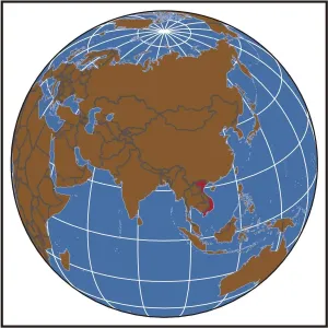 Vietnam Locator Map Print 2012 Edition Reference Maps