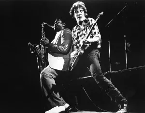 Bruce Springsteen Prints: Bruce Springsteen and Clarence Clemons Print 1978