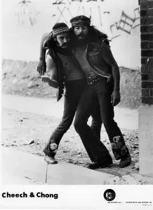 Prints of CIRCA 1975: Comedians Tommy Chong and Cheech Marin pose for an Ode Records publicity portrait in circa 1975. (Photo by Michael Ochs Archives/Getty Images) Related Prints: Fine Art Storehouse Print of Cheech and Chong, Circa 1975