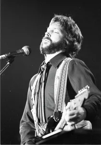 Vintage Guitar Player Prints: Clapton Performs