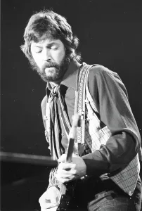Classic Rock Guitarists Prints: Clapton Performs