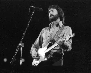Vintage Rock Concert Photos Prints: Clapton Performs