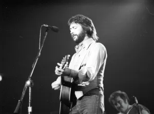 Vintage Rock Concert Photos Prints: Clapton Performs
