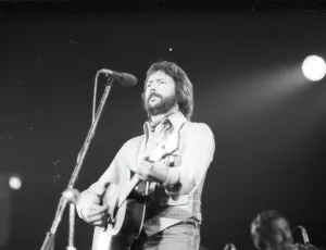 Vintage Rock Concert Photos Prints: Clapton Performs