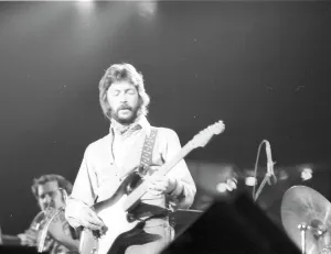 Vintage Rock Concert Photos Prints: Clapton Performs