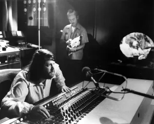 Vintage Recording Equipment Prints: At The Controls