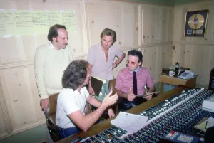 Vintage Recording Studio Prints: Giorgio Moroder And Team