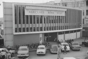 Lagos Barclays Bank Print, Nigeria, 1962