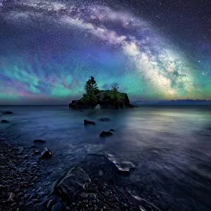 Milky Way Over Hollow Rock Milky Way Over Hollow Rock