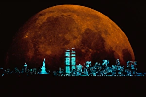 <b class=qtipBold><figcaption>Moon Behind New York</figcaption></b><br><em>© This content is subject to copyright.</em> Moon Behind New York