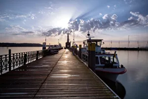 Morning light in the harbor of Konstanz with Imperia and ships, Lake Constance, Baden-Wuerttemberg, Germany, Europe Morning light in the harbor of Konstanz with Imperia and ships, Lake Constance, Baden-Wuerttemberg, Germany, Europe
