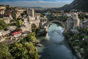 Mostar old bridge, Bosnia and Herzegovina Mostar old bridge, Bosnia and Herzegovina