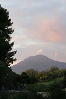 Autumn Sunset Photography Prints: Mount Vesuvius