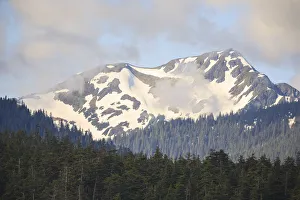 Mountain covered with snow, St. Lazaria Island, Baranof Island, Inside Passage, Alaska Mountain covered with snow, St. Lazaria Island, Baranof Island, Inside Passage, Alaska